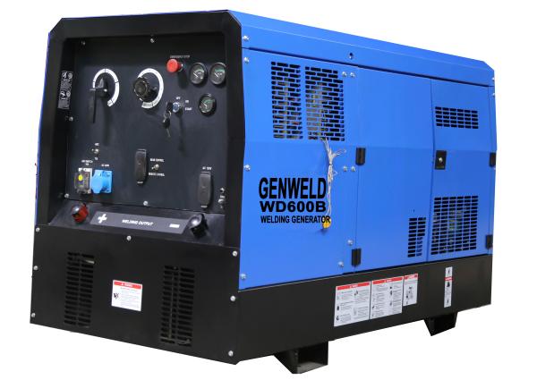 600A Duetz Air-cooling Welding Generator Used For Maintenance at Offshore Oil