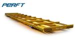 Cable Drum Power Electric Flatbed Cart , Abrasive Blasting Rail Transfer Cart