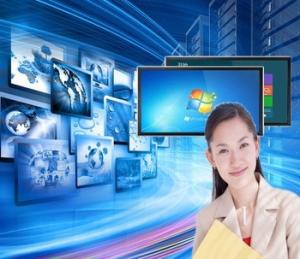 Wholesale 65 Inch All in one Led display 10 points infrared touching for kids from china suppliers
