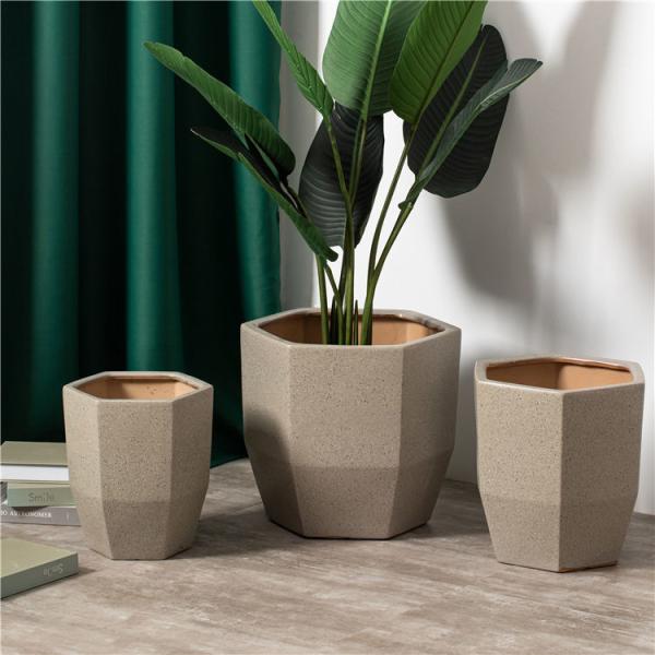 Hot Sale Big Indoor Outdoor Decorative Floor Planter Garden Pot Custom Ceramic