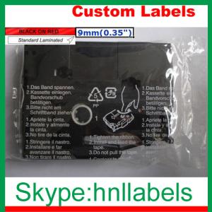 Wholesale Black on Red Label Tape Compatible for Brother TZ-421 TZe-421 P-Touch 8m from china suppliers