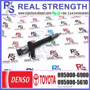 Wholesale New Diesel Common Rail Injector 095000-6110 095000-6900 095000-7600 095000-7610 23670-09200 236700R060 For TOYOTA 2AD-FH from china suppliers