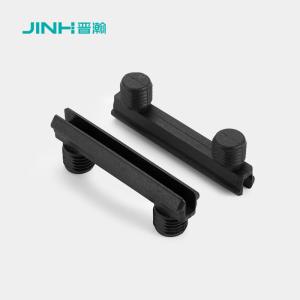 Wholesale 45.5*7.8mm plastic Shelf Holders in black, furniture fixing for rta furniture from china suppliers