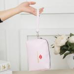 Custom Own Logo Makeup Pouch Mini Cosmetic Bag For Women Girls