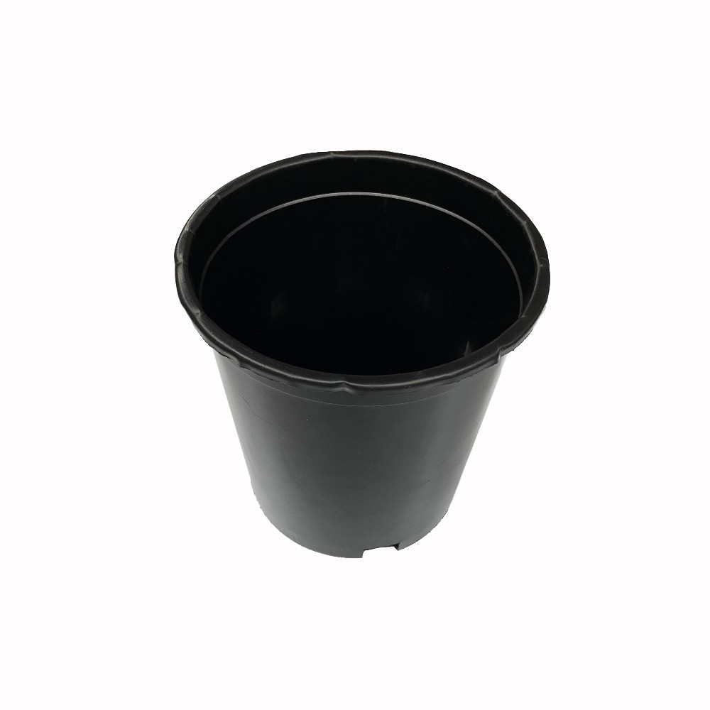 Durable Hard plastic 3 gallon pot black flower plant pots big nursery pots of PP/HDPE