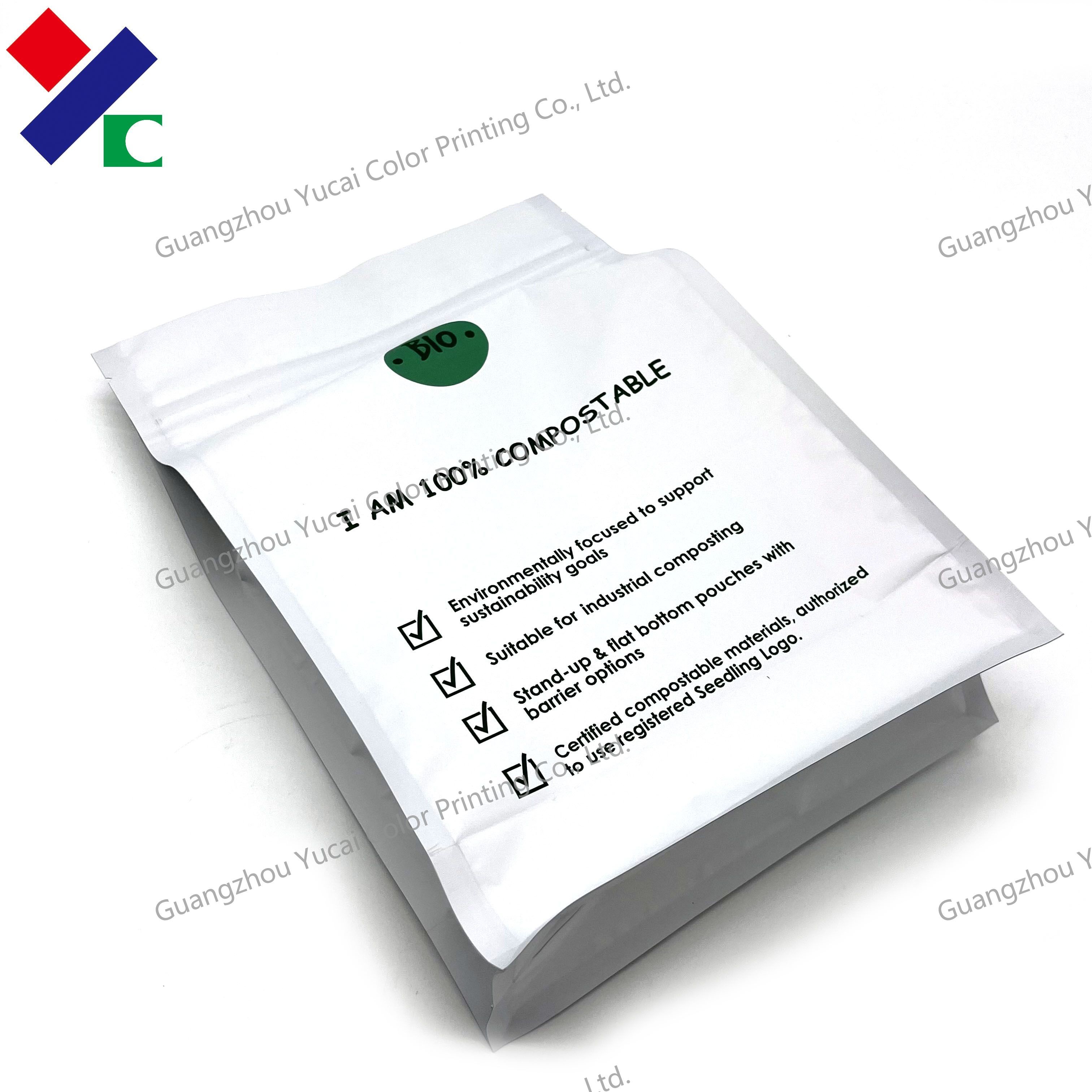 Bee Coffee Biodegradable Packaging Bags High Barrier Foil Material