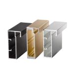 7m Length Polished T8 Aluminium Alloy Profiles For Kitchen Cabinet