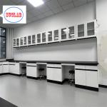 Chemistry Lab Workbench Wood Laboratory Furniture With Phenolic Resin Worktop