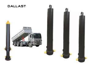 Wholesale Custom Single Acting Hydraulic Ram , Dump Truck Welded Hydraulic Ram Cylinder from china suppliers