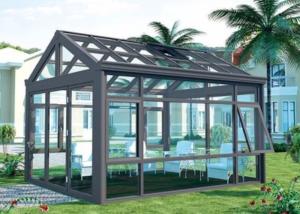 Wholesale Winter Garden Sunlight Room Small Steel Venlo Glass Greenhouse Laid Back from china suppliers