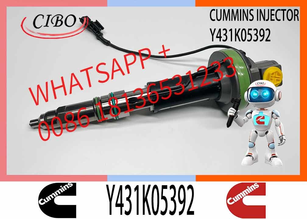 Heavy Truck Diesel Fuel Injector Y431K05392 2867147 2867148 F00BJ00001 For CUMMINS QSK19 QSK38 QSK50 QSK60 Diesel Engine