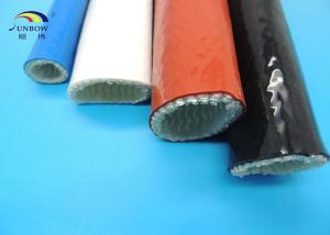 Wholesale Fire Protective Fiberglass Sleeves with Silicone Rubber Coating 100mm ID from china suppliers