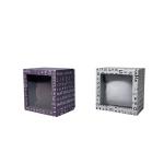 SGS ROHS Two Piece Lift Off Watch Cardboard Box With Window