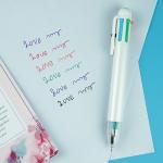 Multi-color Ballpoint Pen with Heat Sensitive Erasable Ink 6 Colors Writing