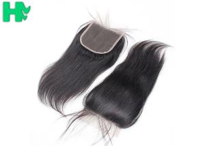 Wholesale 10A Grade 4x4 Free Part Human Hair Closure / Full Lace Wigs With Baby Hair from china suppliers