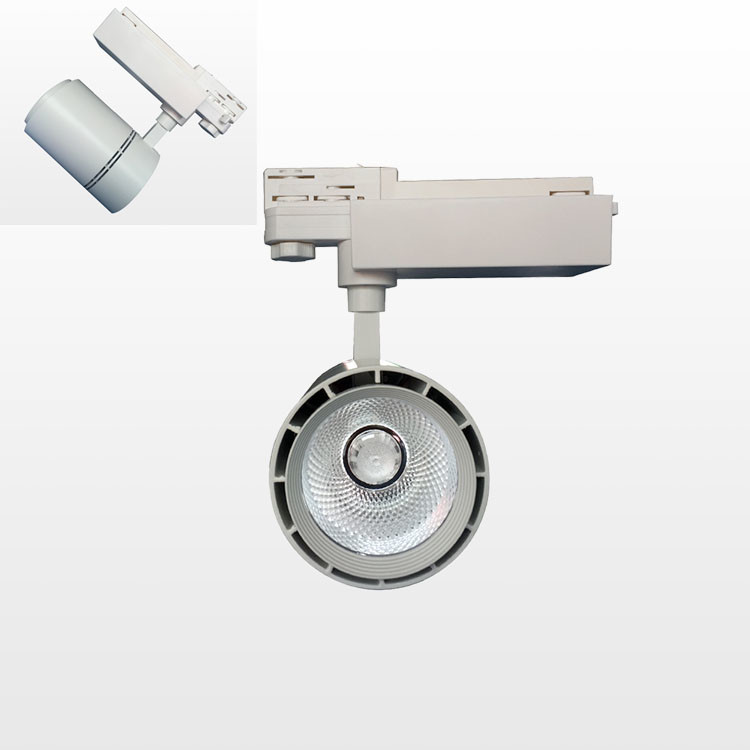 Adjustable White LED Track Lights 40W For Shop