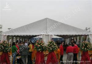 Wholesale White Ultraviolet Proof Center Gable Pole Custom Event Tents / Outdoor White Event Tents from china suppliers