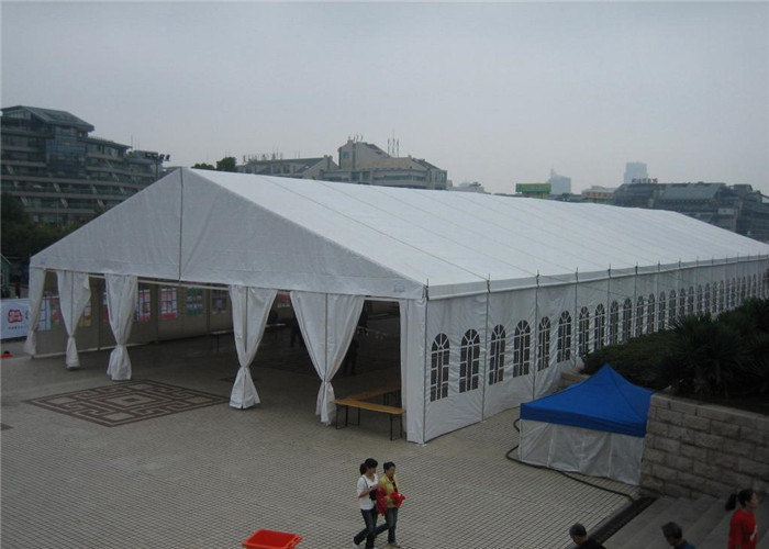 Permanent Fire Retardant White Outdoor Event Tents Uv - Resistance 10x25m 20x35m