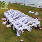 Watertight Outdoor PVC Side Wall Clear Wedding Marquee Tent Hall Aluminum