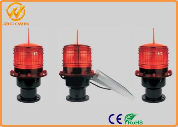 Solar Powered led strobe warning lights for Marine / Airport / Telecommunication