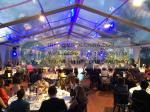 PVC Anti Rust Surface Marquee Wedding Tent Waterproof 120km/H Wind Speed