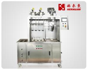 Wholesale Four Heads Semi - Automated Bottling Machine 1550x550x1750mm For Beverage from china suppliers