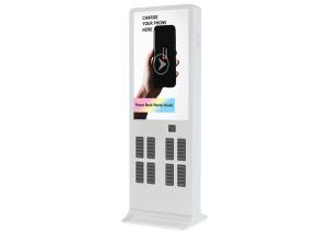 Wholesale Advertising LCD Rental Phone Charging Kiosk Station With Credit Card Reader And APP Software System from china suppliers
