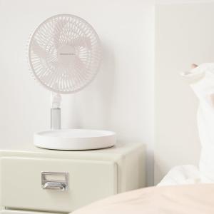 Wholesale Desktop Portable Foldable Fan USB Charging Mini Telescopic LED Night Light Fan from china suppliers