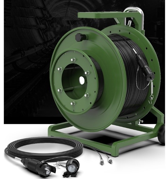 Military Grade Fiber Optic Cable Assembly High Reliability Rugged Waterproof Dustproof