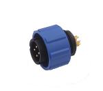 Vehicle Circular Waterproof Connector M15 Plug 4 Pin Round Male Connector