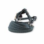 Fish Charm Cat Harness Collar Leash Set Total Length 47.2 Inches Fashionable