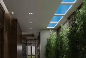 Wholesale No Blue Light Flicker Dimmable LED Fake Skylight 30 Degree With Remote Control from china suppliers