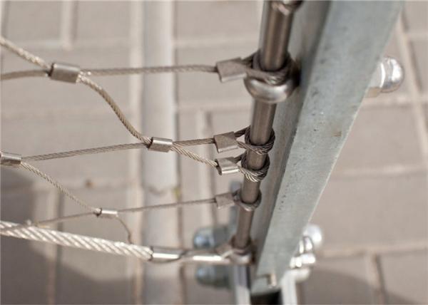 Flexibility 2.0mm Ss Rope Mesh Outdoor Swimming Pool Fence Panel Stairs
