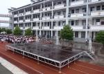 Anti Skip Aluminum Stage Platform 50*3 Millimeter Main Tube Easy Assemble
