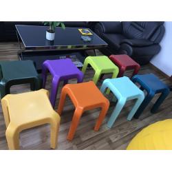 China strong and stable four legs colorful rotomolded plasric stool which can be for sale