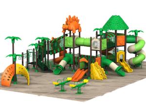 Wholesale Jurassic Design Preschool Outdoor Play Structures / Kids Play Items 16x11x5.5m from china suppliers