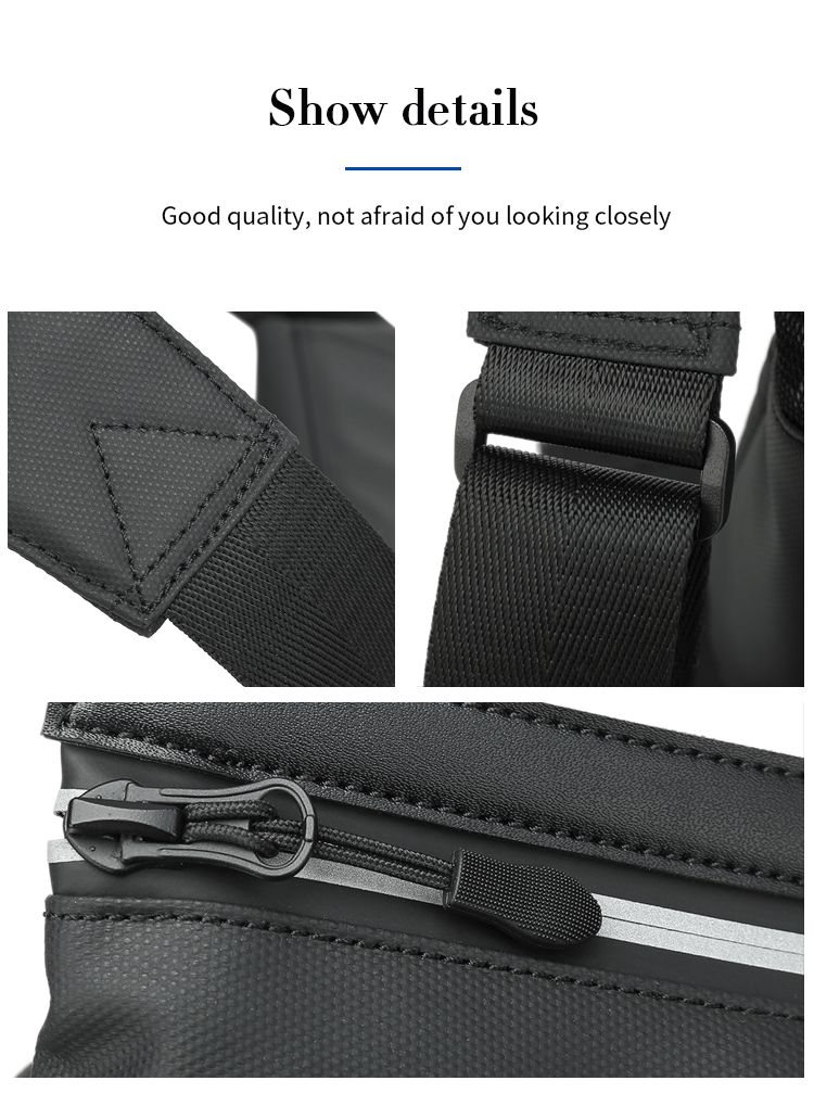 Anti Shock Business Briefcase Satchel Crossbody Mens Messenger Bag 35*8*27cm