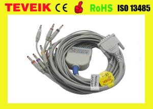 Wholesale Medical device schiller EKG Cable with Banana 4.0 IEC 10K resistor, 10 lead ecg cable from china suppliers