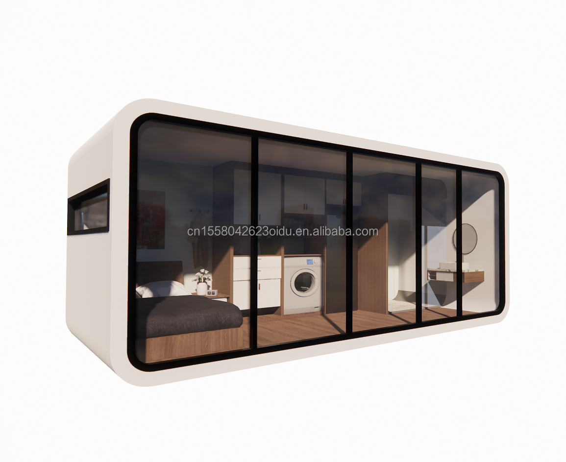 Waterproof 20ft Container Houses for Luxury Mobile Home RV Garden Hotel Directly from Chinese Country