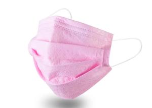 Wholesale Soft Texture Pink Disposable Medical Face Mask General Size 17.5 * 9.5cm from china suppliers