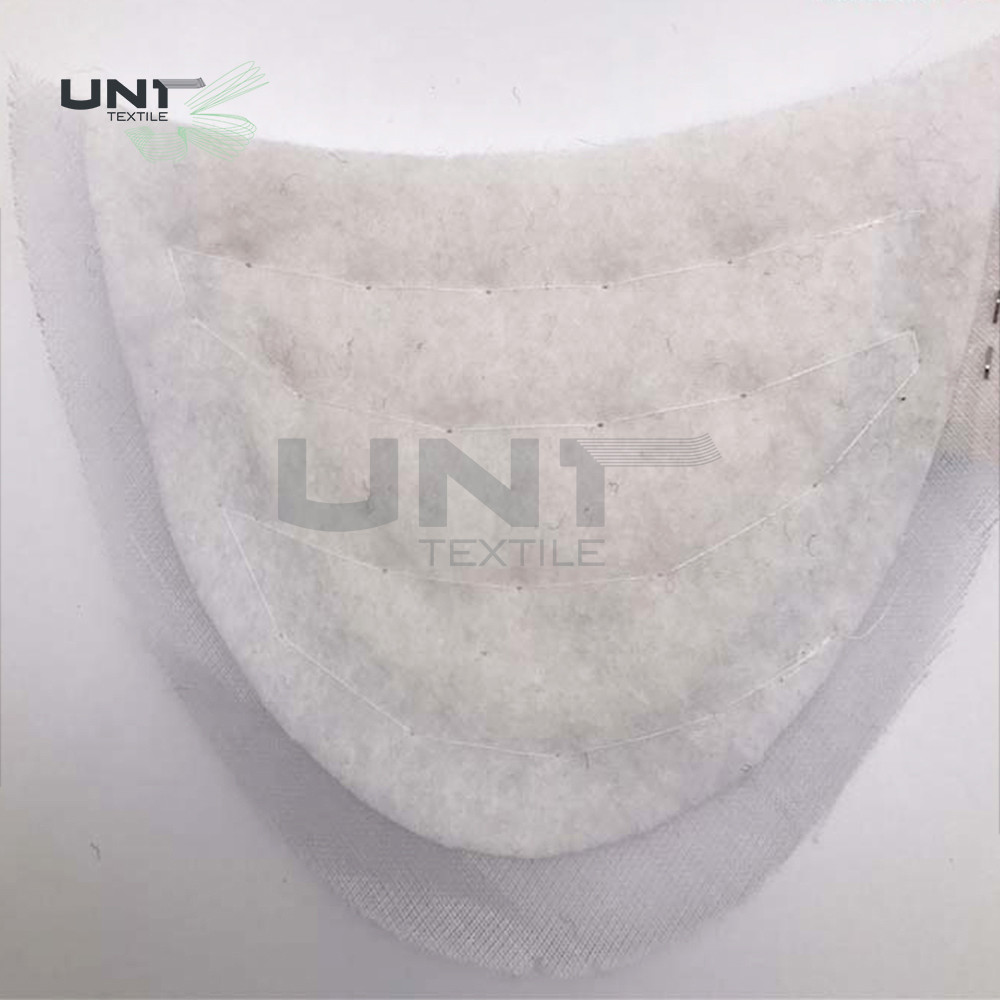 100% Cotton White Shoulder Padding / Mens Jacket Suit Shoulder Pads