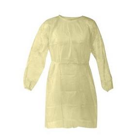 Wholesale Yellow Color Disposable Surgical Gowns Anti Pollution Disposable Lab Gowns from china suppliers