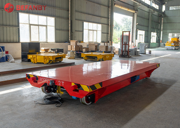 Flexible Operated Railway Mobile Reel Transport Trolley