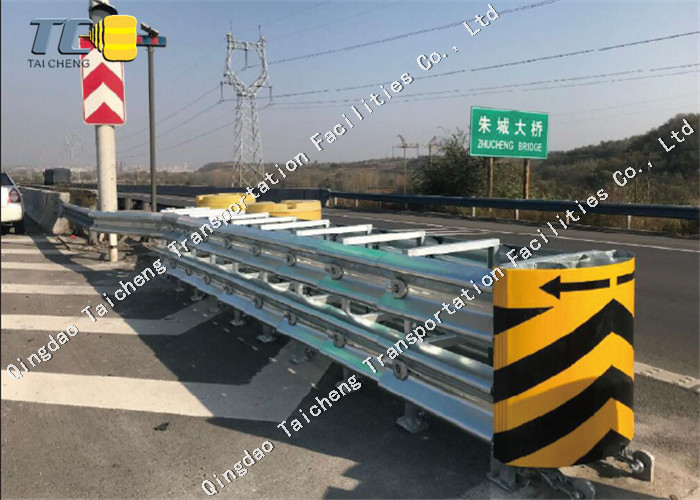 Tunnel Entrance Fork Crash Cushion Attenuator To Reduce Accident Severity