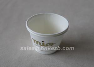 Single PE / Double PE Coated 6oz Coffee Paper Cups For Hot Drink Vending Machine
