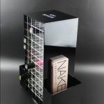 Acrylic Makeup Organizer for Cosmetics Compartment Plexiglass Rotating Lipstick