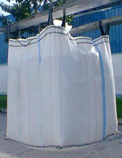 Feed Stuff / Mineral Powder Foldable Starch Baffle Bag Jumbo Plastic Bag ISO