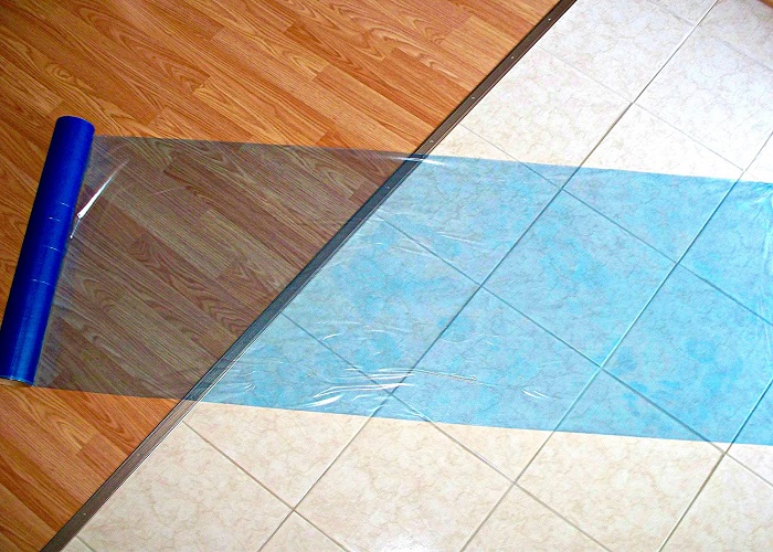Polyethene Carpet Plastic Film Transparent Plastic Floor Protector Roll