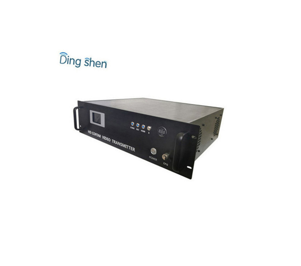 40 Watt HD COFDM Video Transmitter Video + Data Link For Military Long Range Mobile Communication