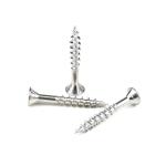 Easy Installation Flat Head Stainless Steel M3.3x25mm Chipboard Screw for